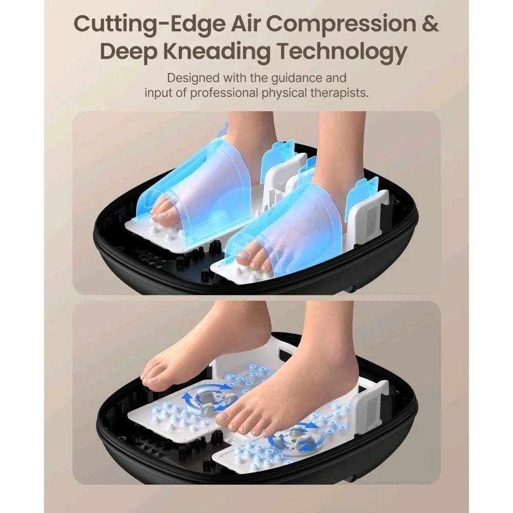 RENPHO Foot Massager Machine with Heat Shiatsu Deep Kneading Neuropathy ‎ Remote